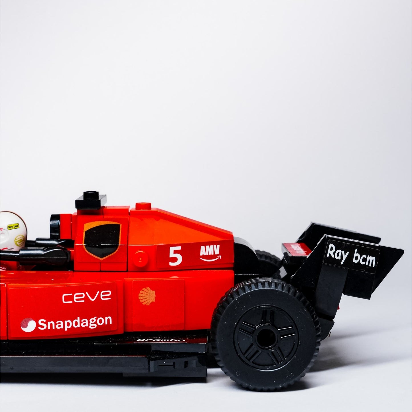 LUBON side view racing car building model