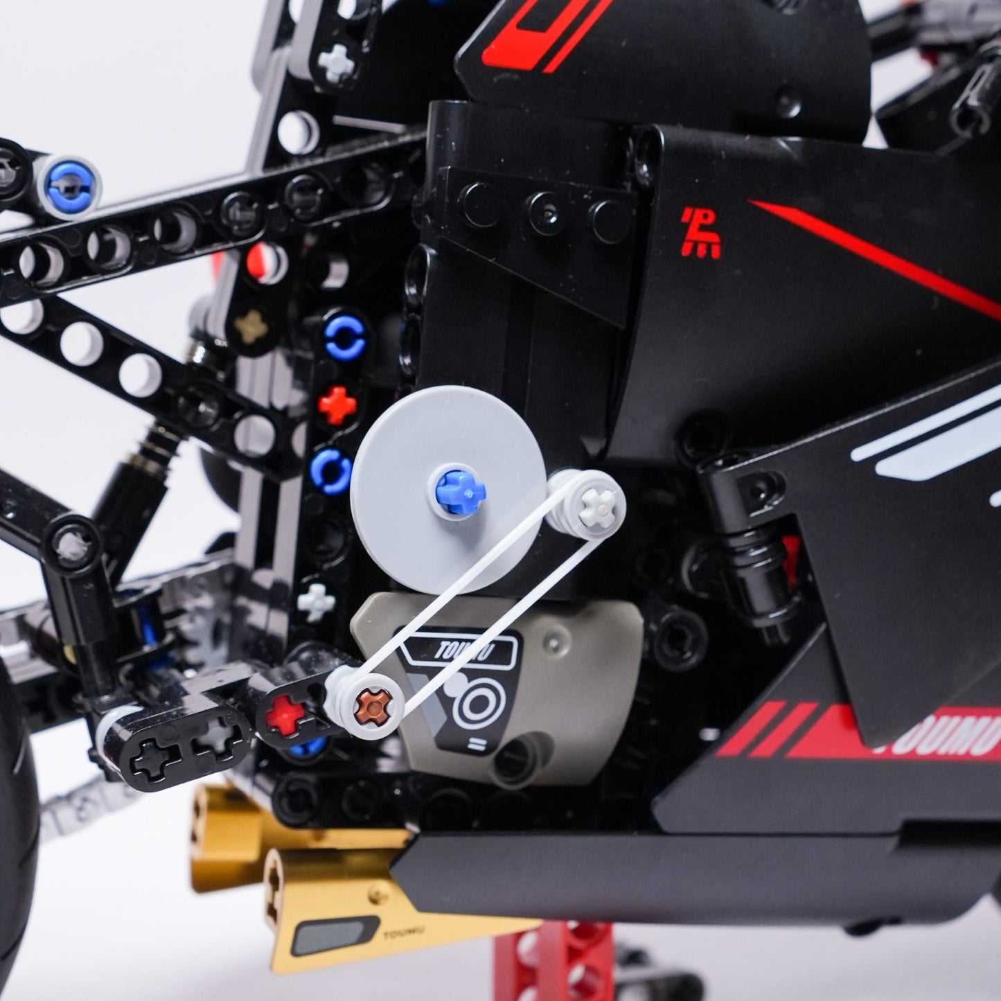 LUBON racing bike building block closeup detail