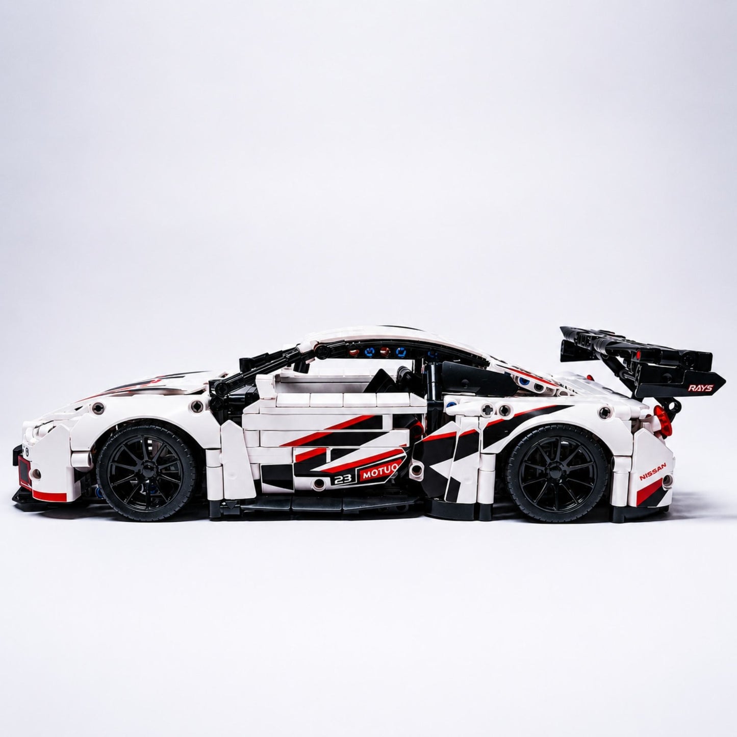 LUBON sports car building block side profile model