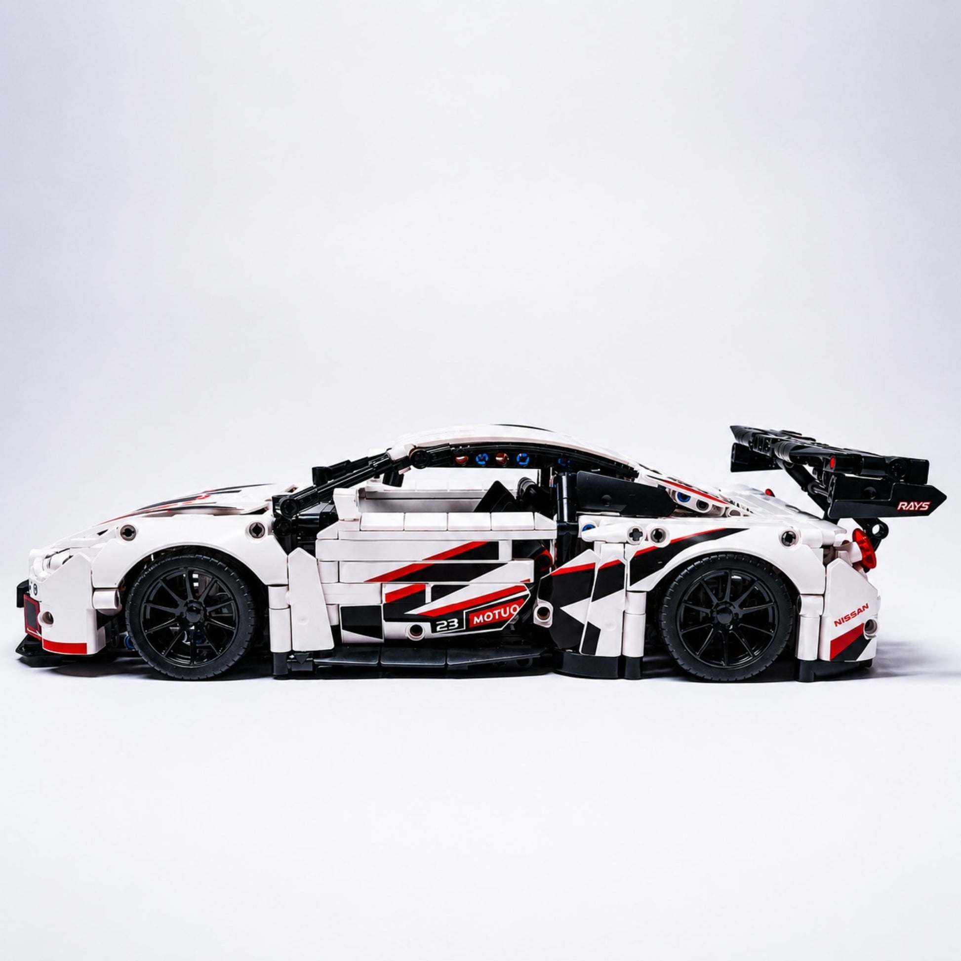 LUBON sports car building block side profile model