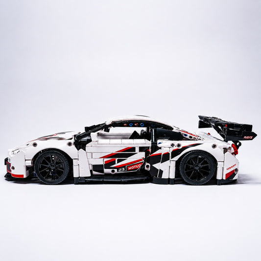 LUBON sports car building block side profile model