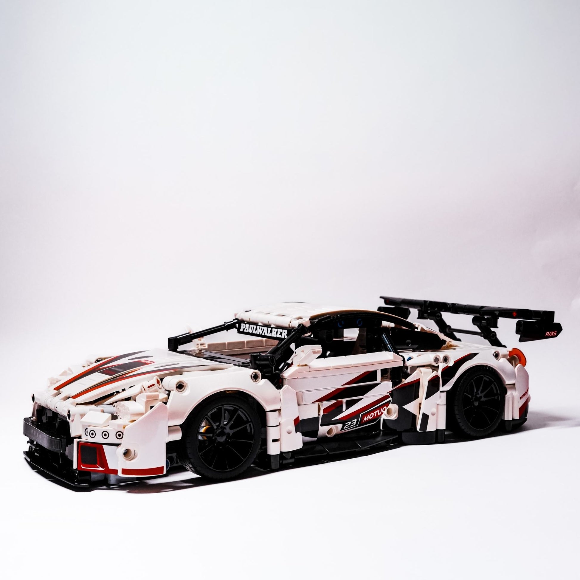 LUBON sports car building block side profile model